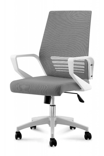 ERGO WHITE LB / ЭРГО БЕЛЫЙ ПЛАСТИК / НИЗКАЯ СПИНКА