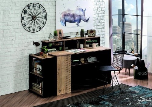 Низкий стеллаж "Black" фото 3